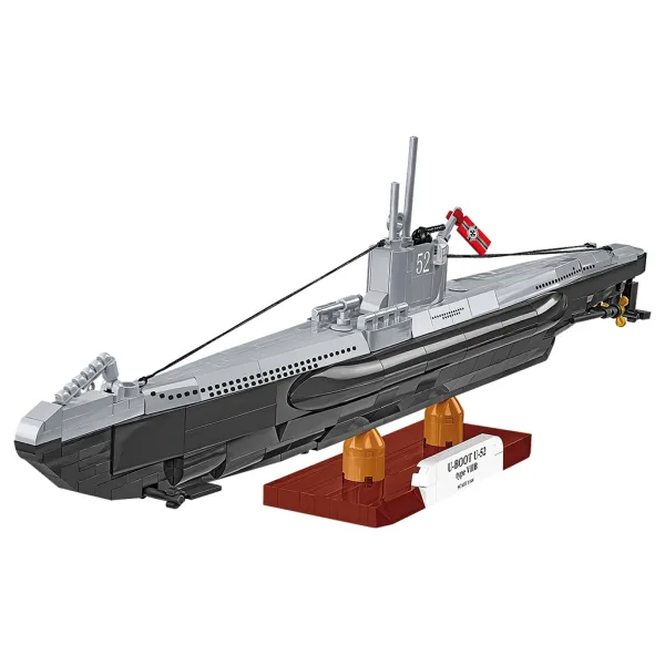 imagen de COBI: WW II Submarino U-52 (Tipo VIIB) juego de construcción (4852) 2