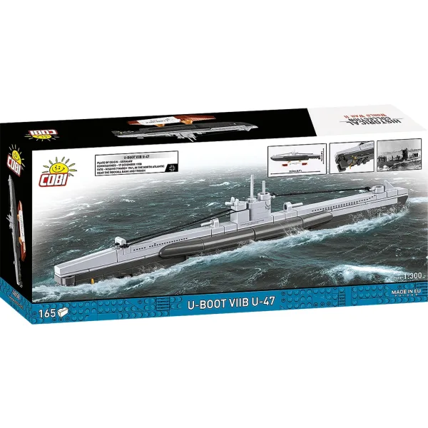 imagen de COBI: WW II Submarino VIIB U-47 juego de construcción (4858) 5