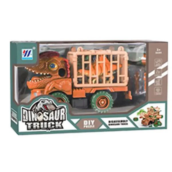 imagen de Coche de dinosaurio desmontable con jaula 2 tipos 1