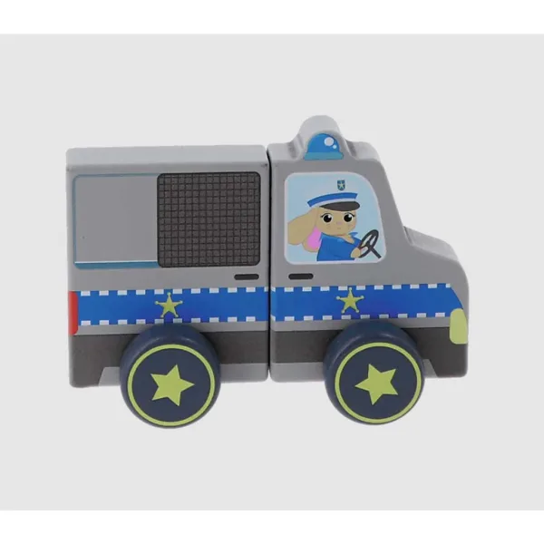 imagen de Coche de policía magnético Fa Tiny Tails - Trefl 2