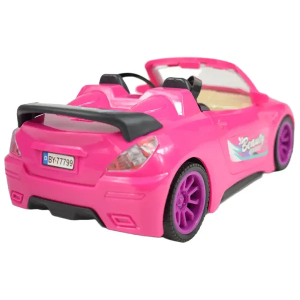 imagen de Coche Deportivo de Moda: Set de coche deportivo rosa con luz y sonido, helicóptero 7