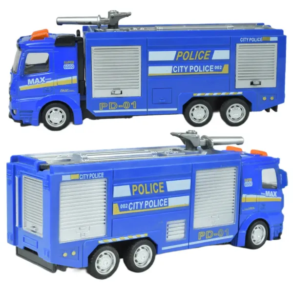 imagen de Coches de Policía: Camión policial de ruedas de lenticular en varias versiones 19cm 3