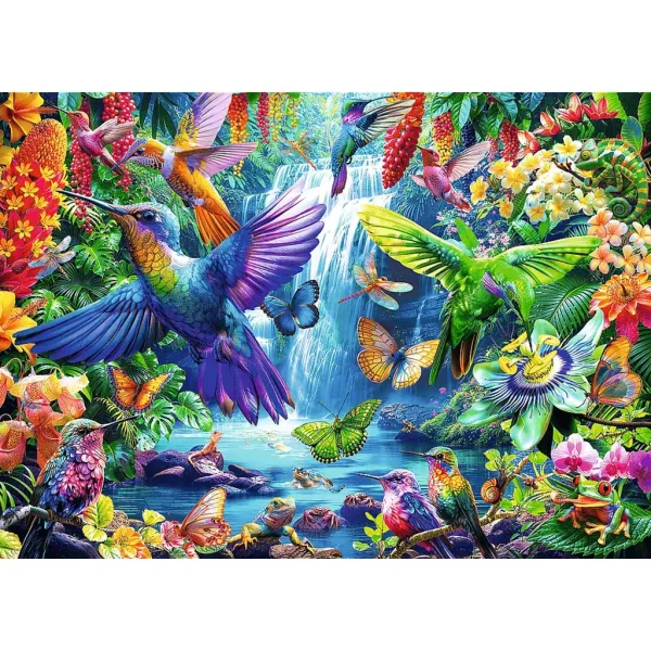 imagen de Colibrí en la selva rompecabezas de 1000 piezas - Trefl 2