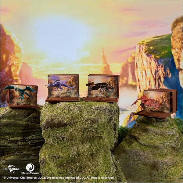 imagen de Cómo entrenar a tu dragón: figura de dragón coleccionable con carta de Book of Dragons - Spin Master 3