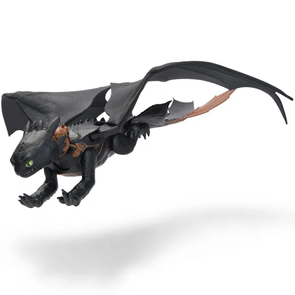 imagen de Cómo entrenar a tu dragón: Figura de juego de Chimuelo Ultimate Plasma Blast con luz y sonido de 38 cm - Spin Master 2