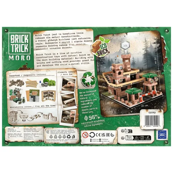 imagen de Construimos con ladrillos Brick Trick: Base militar de 340 piezas - Trefl 2