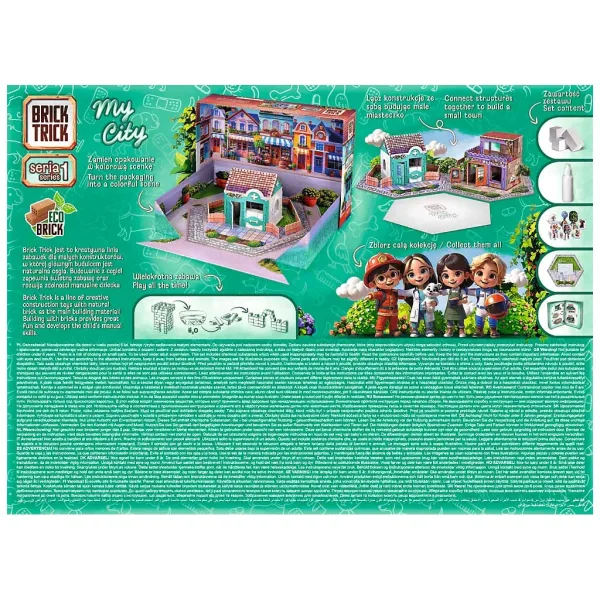 imagen de Construimos con ladrillos Brick Trick: Mi Ciudad Clínica Veterinaria 50 piezas juego de construcción - Trefl 3