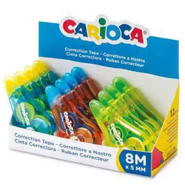 imagen de Corrector de errores roller 8mx5mm en varias versiones - Carioca 1