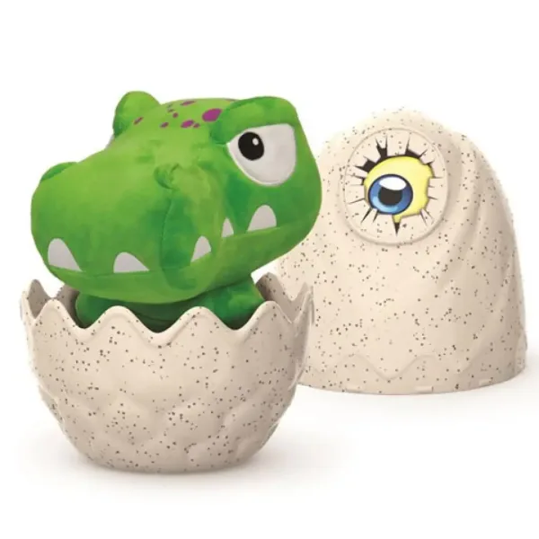 imagen de Crackin Eggs Jurassic Friends dinosaurio de peluche en tres versiones 2