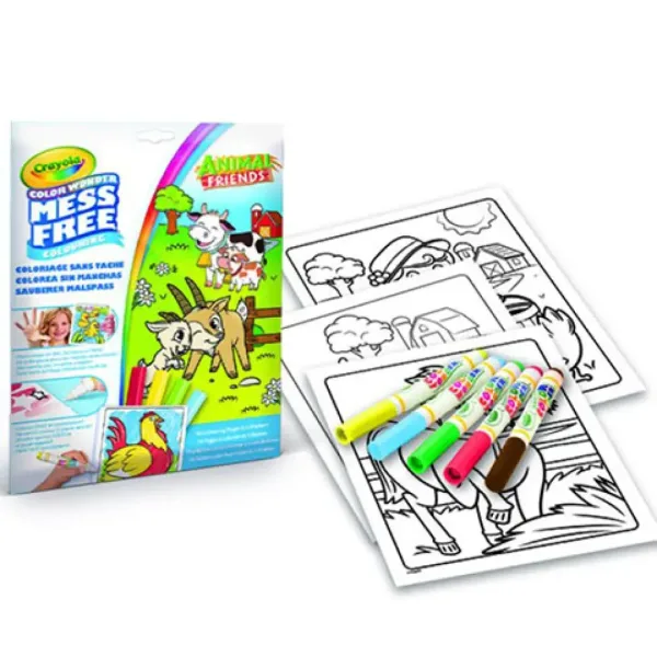 imagen de Crayola: Color Wonder Animales de la granja libro de colorear sin manchas 2