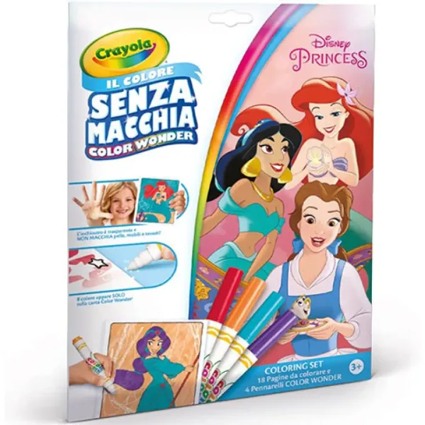 imagen de Crayola: Color Wonder princesas de Disney libre de manchas libro para colorear 1