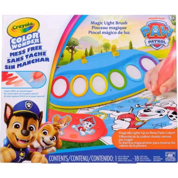 imagen de Crayola: Color Wonder Set de pintura mágica con pincel iluminado - Patrulla Canina 2