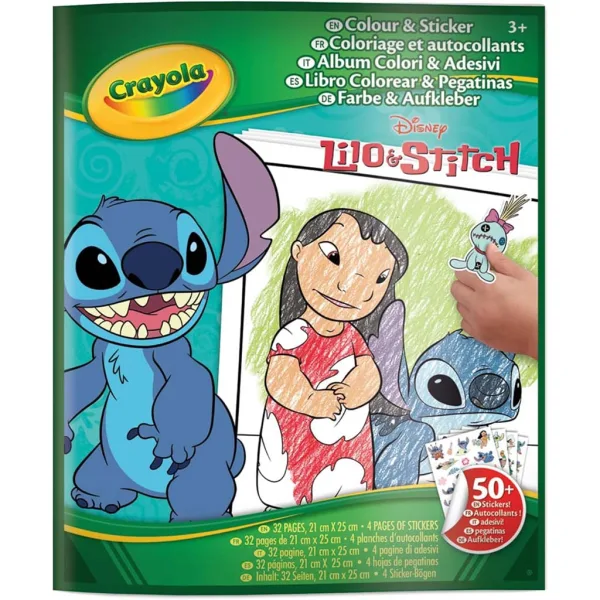 imagen de Crayola: Lilo & Stitch libro para colorear y pegar 1