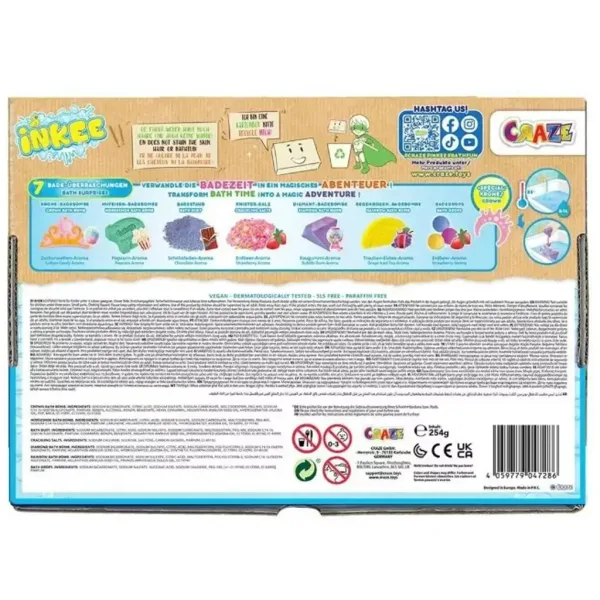 imagen de Craze: Inkee Galupy unicornio gran set de baño vegano 5