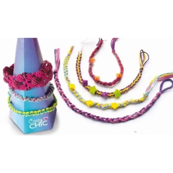 imagen de Crazy Chic: Set de creación de pulseras de amistad - Clementoni 2