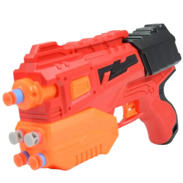 imagen de Crazy Launcher: Set de lanzador de esponja manual con diana y proyectiles de 24cm 2