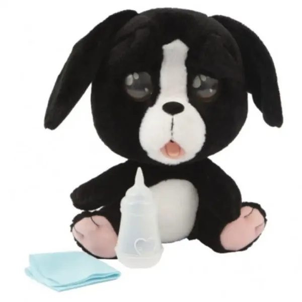 imagen de Cry Pets: Perrito negro llorón de peluche 2