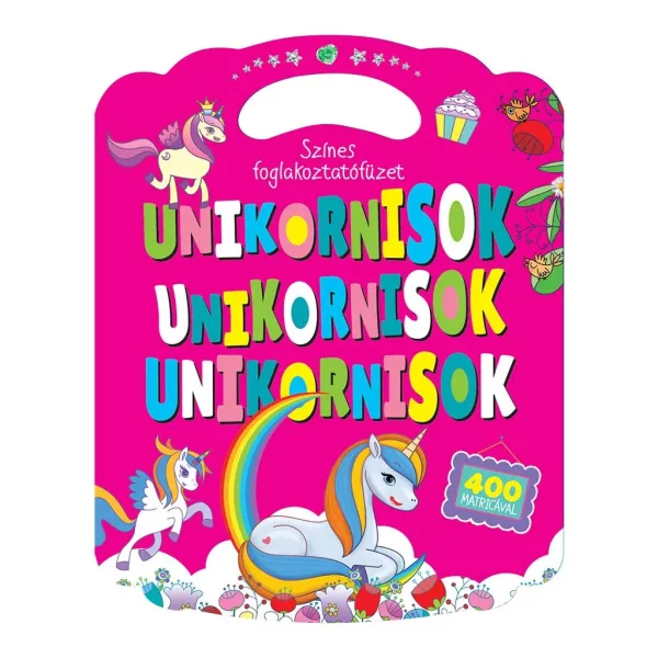 imagen de Cuaderno de actividades colorido con unicornios 1