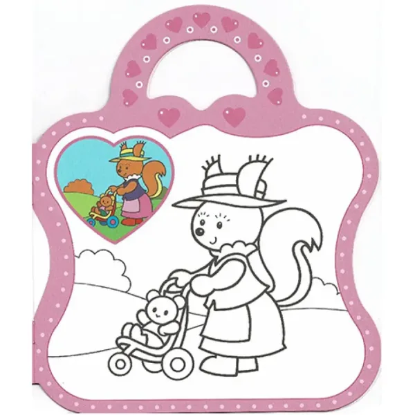 imagen de Cuaderno de colorear con orejas para niñas - 1. Bicicleta 4
