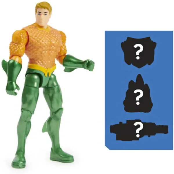 imagen de DC Comics: figura de Aquaman de 10cm con accesorios sorpresa - Spin Master 2
