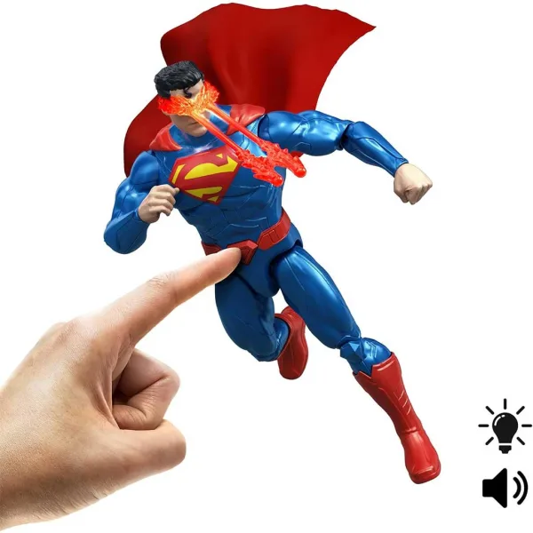 imagen de DC Figura de acción - figura interactiva de Superman 17cm - Mattel 3