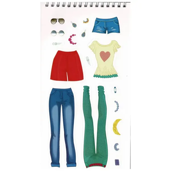 imagen de ¡Decora! - Diseña ropa cuaderno de stickers de diseñador 3