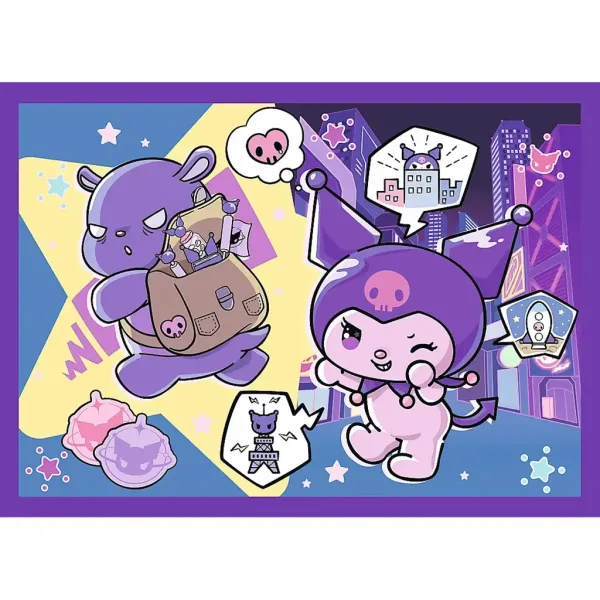 imagen de Días de Kuromi 4 en 1 puzzle - Trefl 2
