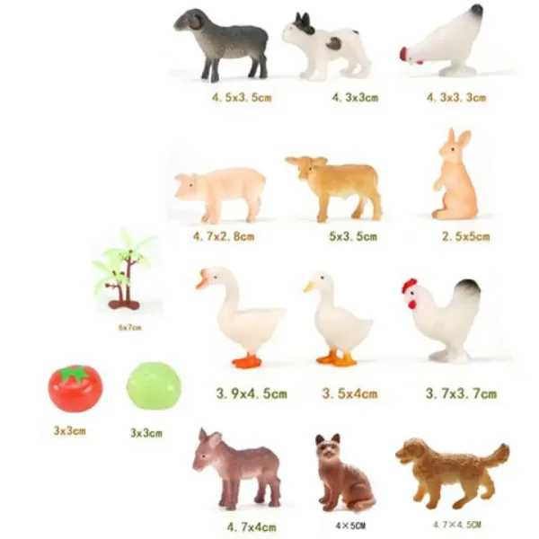 imagen de Dino World: Set de figuras de animales de granja 2