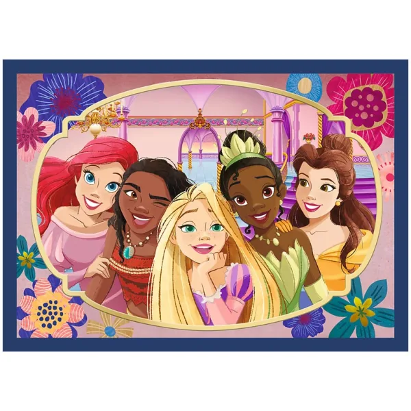imagen de Disney Princesas - puzzle 4 en 1 de 4 x 88 piezas - Trefl 2