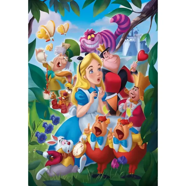 imagen de Disney: Puzzle de 1000 piezas de Alicia en el país de las maravillas - Clementoni 2