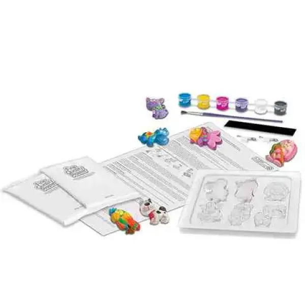 imagen de Divertidos animales kit de creación de imanes de yeso 2
