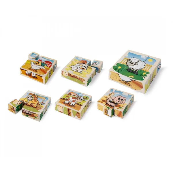 imagen de Eichhorn: Rompecabezas de Madera – Rompecabezas de Animales de Granja para Niños Pequeños - Simba Toys 2