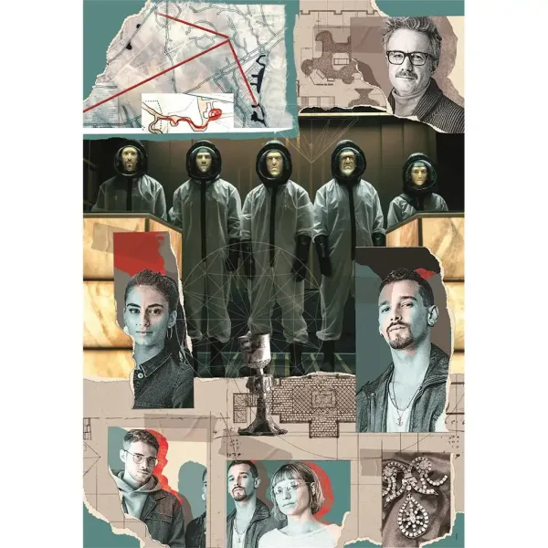imagen de El gran atraco: los personajes de Berlín rompecabezas Compact de 1000 piezas 50x70cm - Clementoni 2
