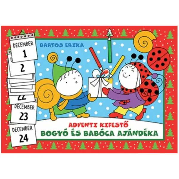 imagen de El regalo de Bogyó y Babóca - Libro para colorear de Adviento 1