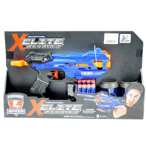imagen de Elite Assault: Set de armas de lanzamiento de espuma con balas 29x15cm 4