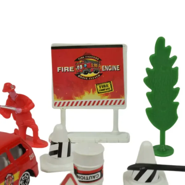 imagen de Equipo de Bomberos: Set de juego de bomberos con vehículos y accesorios en varias versiones 1ud 8