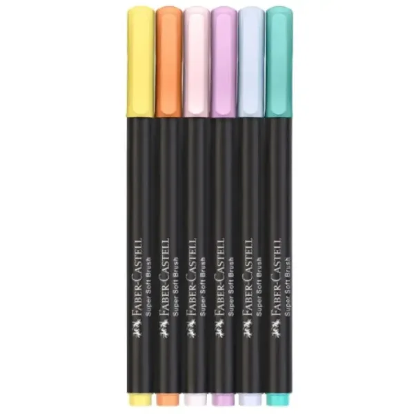 imagen de Faber-Castell: Black Edition colores pastel set de 6 rotuladores 2