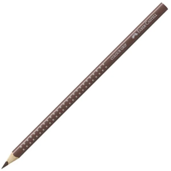 imagen de Faber-Castell: Grip '01 lápiz de color marrón oscuro 1