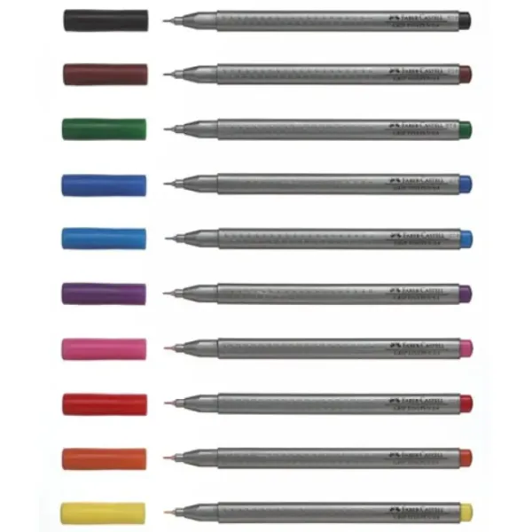 imagen de Faber-Castell: Grip 0,4mm marcador de punta fina set de 10 unidades 2