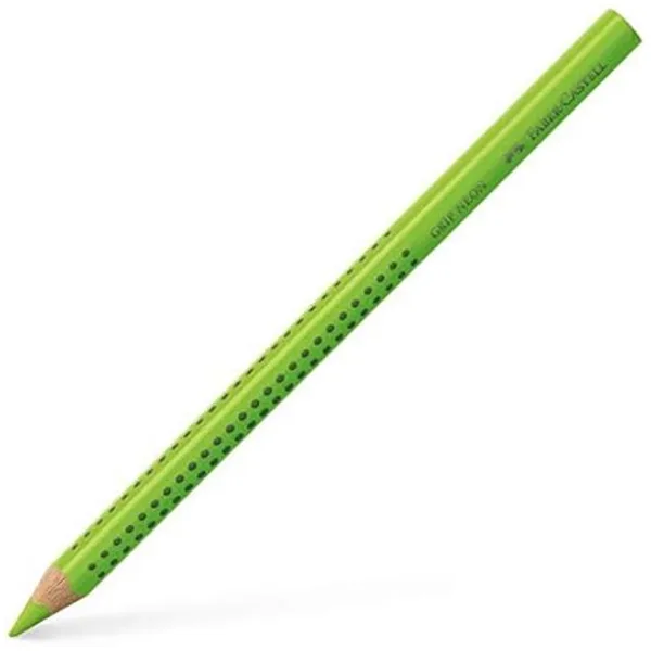 imagen de Faber-Castell: Jumbo Grip lápiz de colores neón verde 1