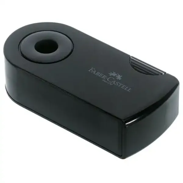 imagen de Faber-Castell: Sacapuntas negro doble 2