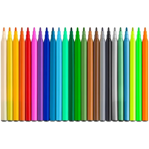 imagen de Faber-Castell: Set de rotuladores de dinosaurios 18+6 unidades 2