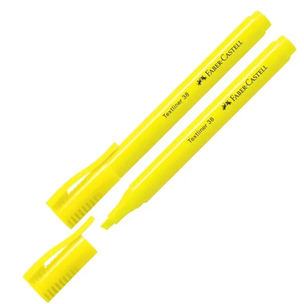 imagen de Faber-Castell: Textliner 38 Marcador fluorescente amarillo 1ud 1
