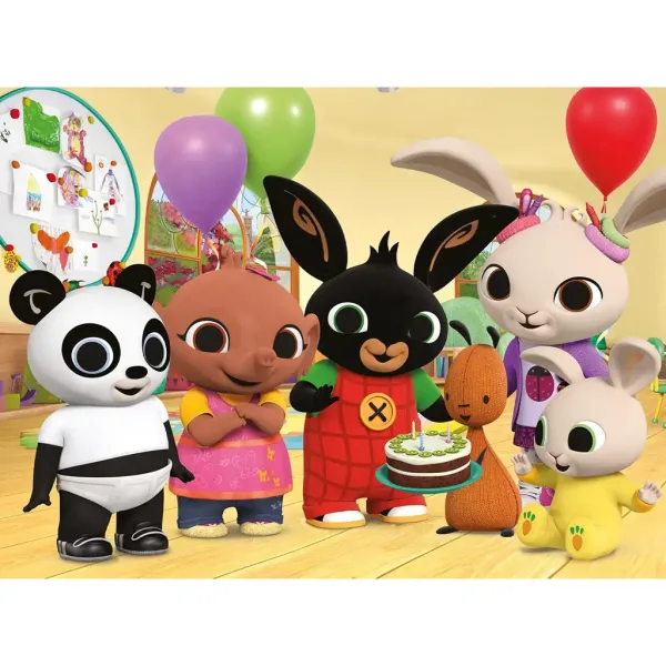 imagen de ¡Feliz Cumpleaños Bing y sus amigos! Puzzle de 24 piezas 35x25cm - Lisciani 2