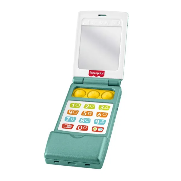 imagen de Fisher-Price: Ríe y Aprende teléfono desplegable - Mattel 2