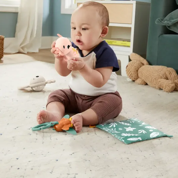 imagen de Fisher-Price: Sensimals Hola Sensación set de juguetes para bebés de 4 piezas - Mattel 4
