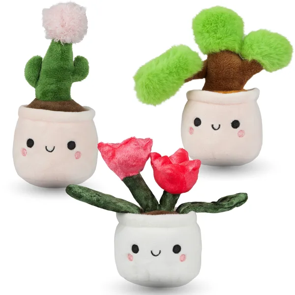imagen de Flor de peluche en varias versiones 12cm 1ud 2