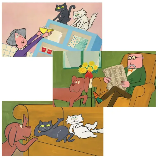imagen de Frack y los gatos perezosos diafilm 2