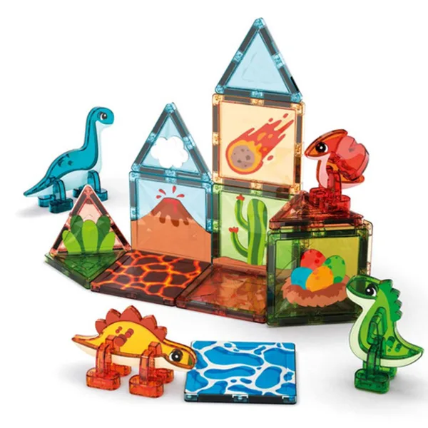 imagen de Geomag: Azulejos Magnéticos Mundo Dino 2