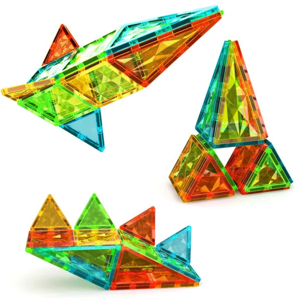 imagen de Geomag: Juegos de Azulejos Magnéticos Gems set de 16 piezas 3